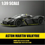 ASTON MARTIN VALKYRIE DieCast Metal Car of CCA Scale 1:39 - Image 3